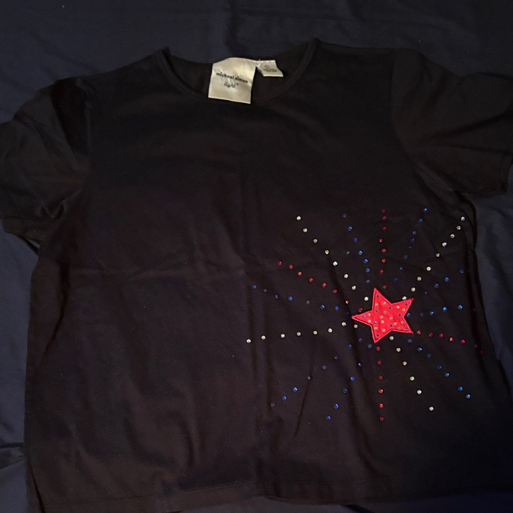 Black Womens with Red Star Design